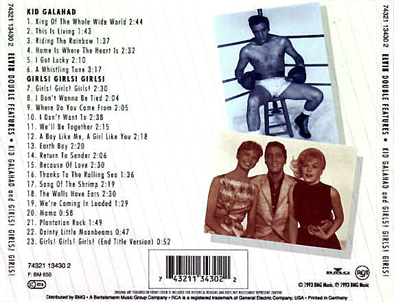 Elvis Presley : Kid Galahad And Girls! Girls! Girls! (CD, Comp, RM)