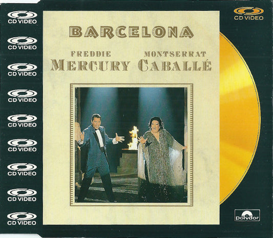 Freddie Mercury & Montserrat Caballé : Barcelona (CDV, 5", Single, PAL)