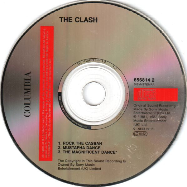 The Clash : Rock The Casbah (CD, Maxi)