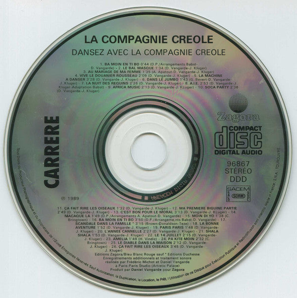 La Compagnie Créole : Dansez Avec La Compagnie Créole (CD, Comp)