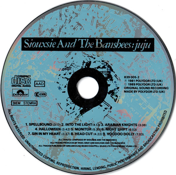 Siouxsie & The Banshees : Juju (CD, Album, RE)