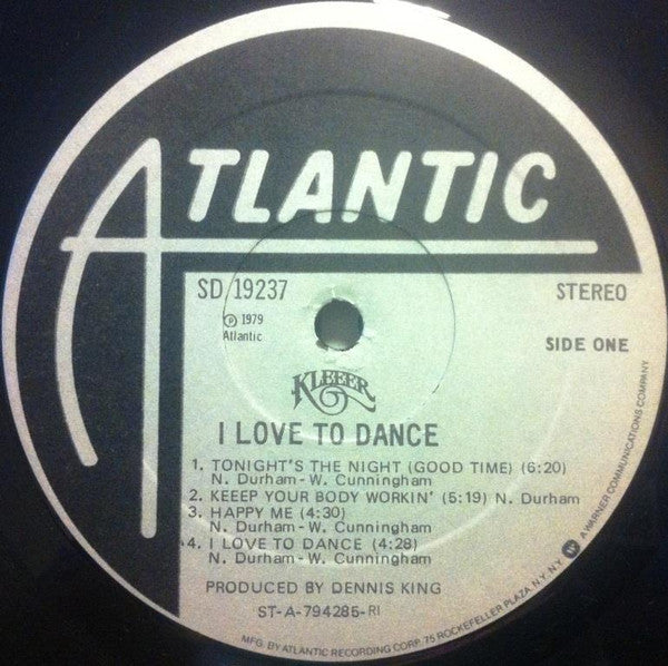 Kleeer : I Love To Dance (LP, Album, RI)