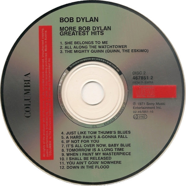 Bob Dylan : More Bob Dylan Greatest Hits (2xCD, Comp)