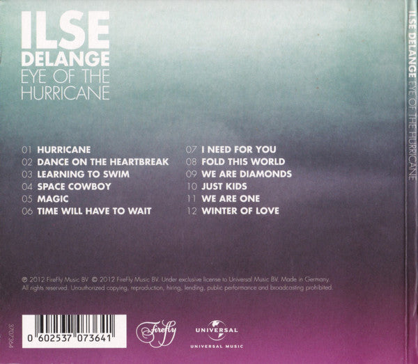 Ilse DeLange : Eye Of The Hurricane (CD, Album, Dig)