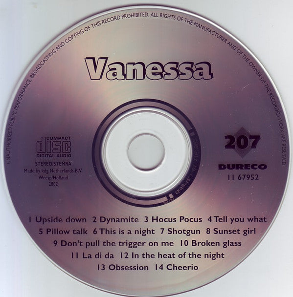 Vanessa (2) : Vanessa (CD, Comp, RE)