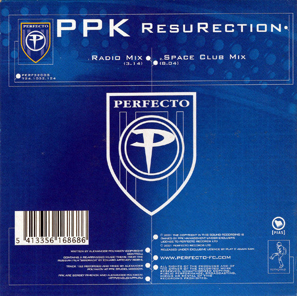 PPK : ResuRection (CD, Single)