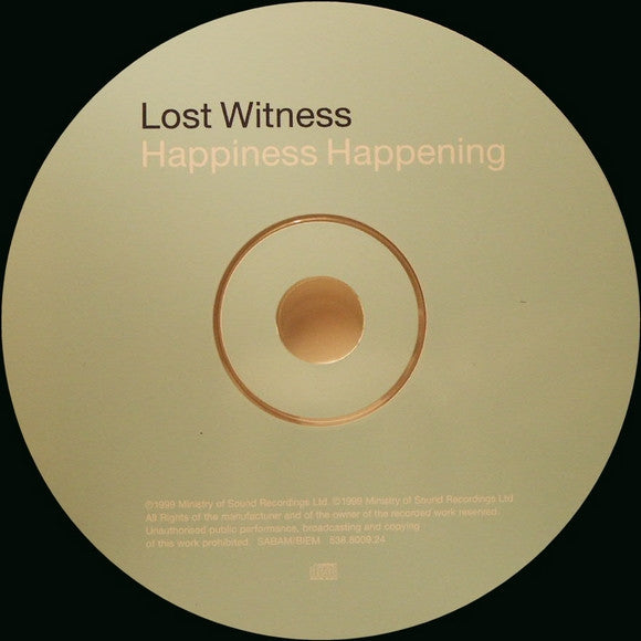 Lost Witness : Happiness Happening (CD, Single)