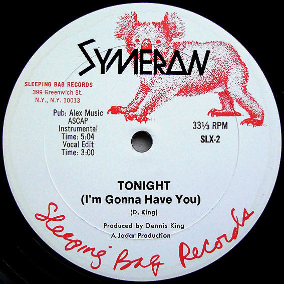 Symeron : Tonight (I'm Gonna Have You) (12")