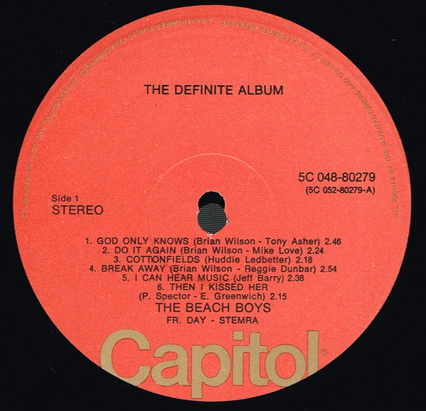 The Beach Boys : The Definite Album (LP, Comp, RE)