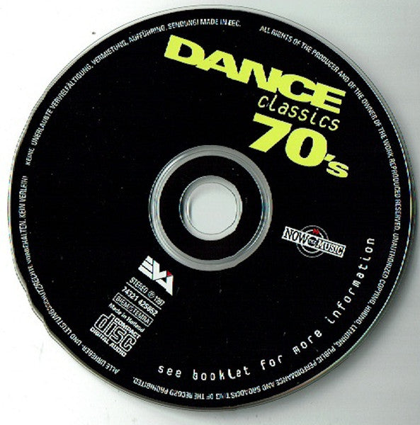 Various : Now The Music • Dance Classics 70's (CD, Comp)