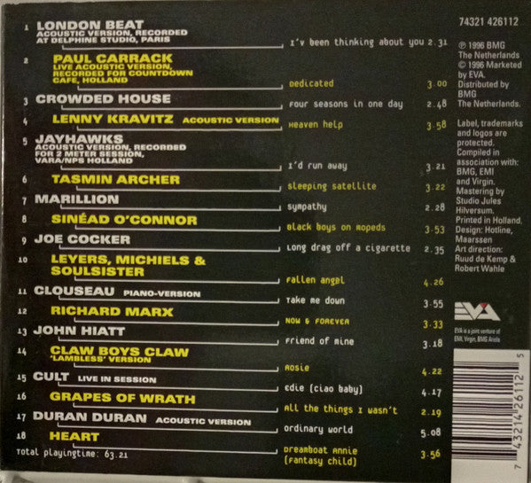 Various : Now The Music • The Acoustics (CD, Comp)