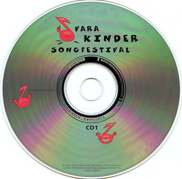 Kinderen voor Kinderen : Zing Mee Met Kinderen Voor Kinderen - VARA Kindersongfestival (2xCD, Comp)