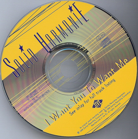 Solid HarmoniE : I Want You To Want Me (CD, Maxi)