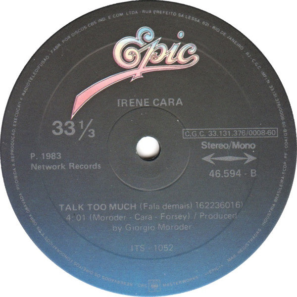 Irene Cara : Why Me? (7", Single)