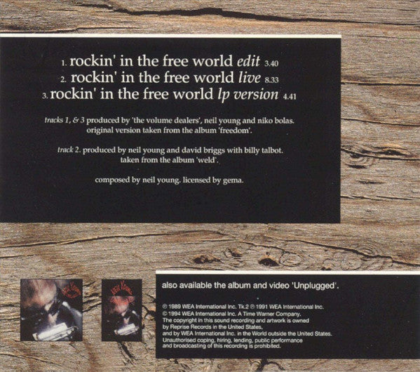 Neil Young : Rockin' In The Free World (CD, Single)