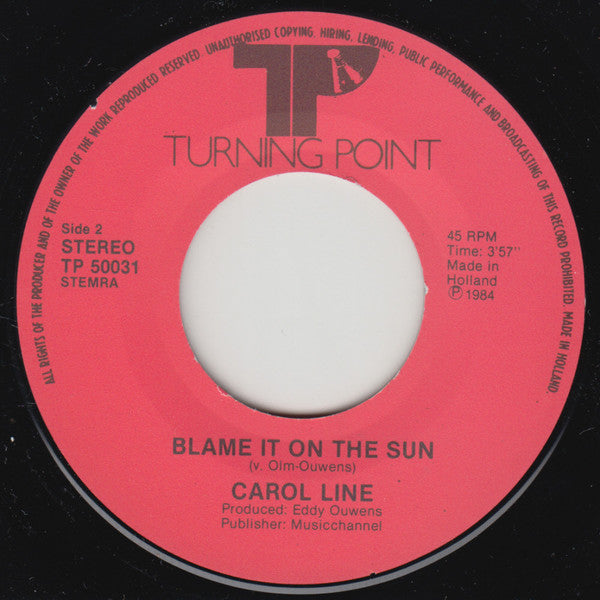 Carol Line (2) : Single Of The Year (7", Single)