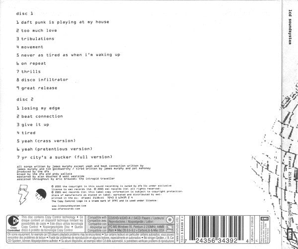 LCD Soundsystem : LCD Soundsystem (2xCD, Album, Copy Prot., Dig)