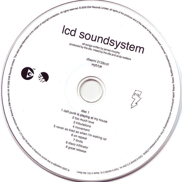 LCD Soundsystem : LCD Soundsystem (2xCD, Album, Copy Prot., Dig)