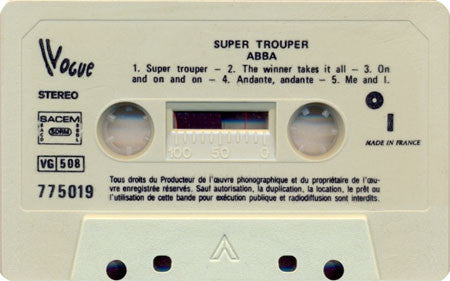 ABBA : Super Trouper (Cass, Album)