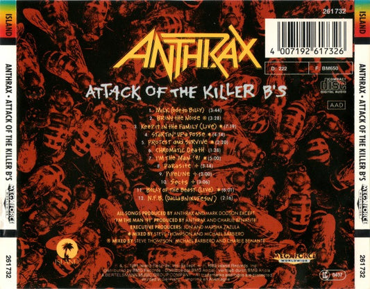 Anthrax : Attack Of The Killer B's (CD, EP, Comp)
