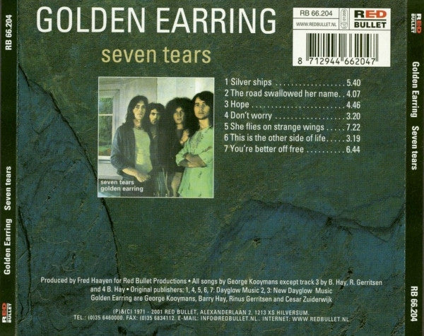 Golden Earring : Seven Tears (CD, Album, RE)