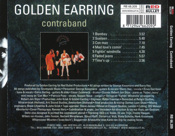 Golden Earring : Contraband (CD, Album, RE)