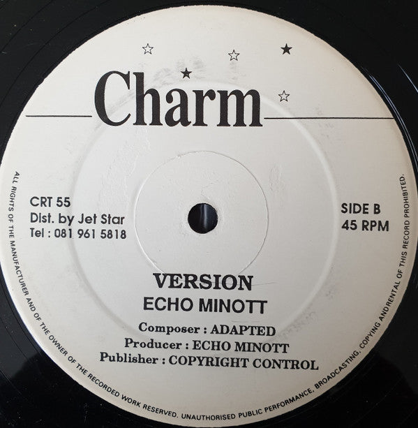 Echo Minott : Tom's Diner (12")