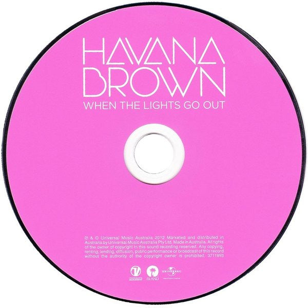 Havana Brown : When The Lights Go Out (CD, EP)