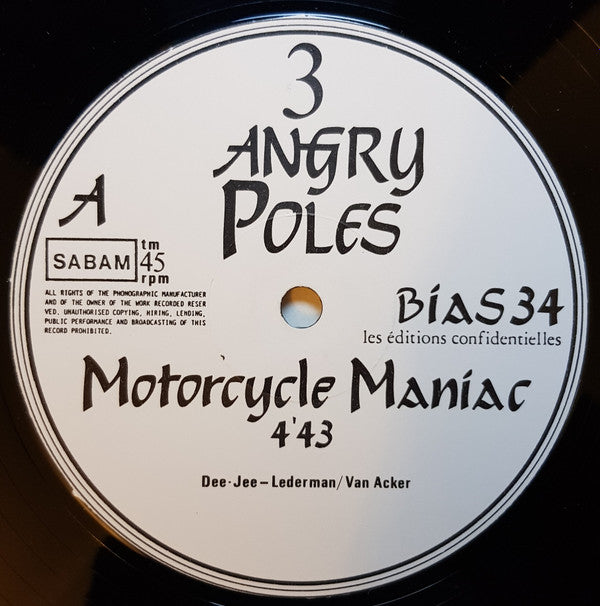 Three Angry Poles : Motorcycle Maniac (12")