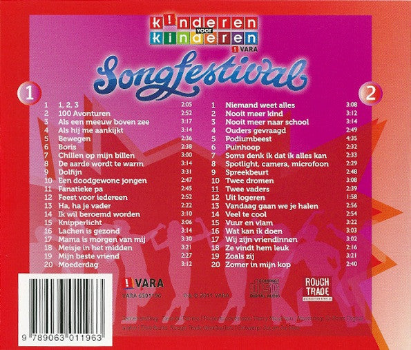 Kinderen voor Kinderen : Songfestival 2011-2012 (2xCD, Comp)