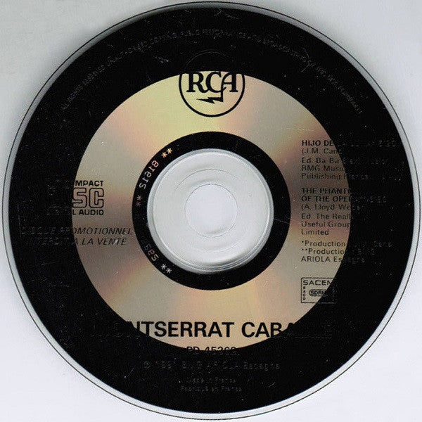 Montserrat Caballé : Hijo De La Luna (CD, Single, Promo)