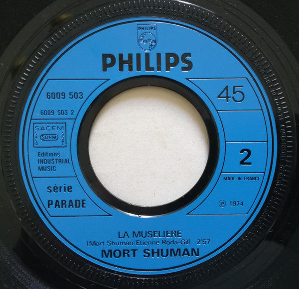 Mort Shuman : La Splendeur De Rome / La Muselière (7", Single)
