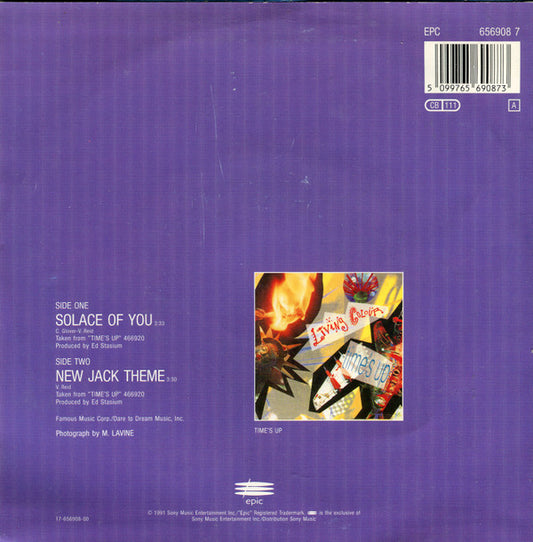 Living Colour : Solace Of You (7", Single)