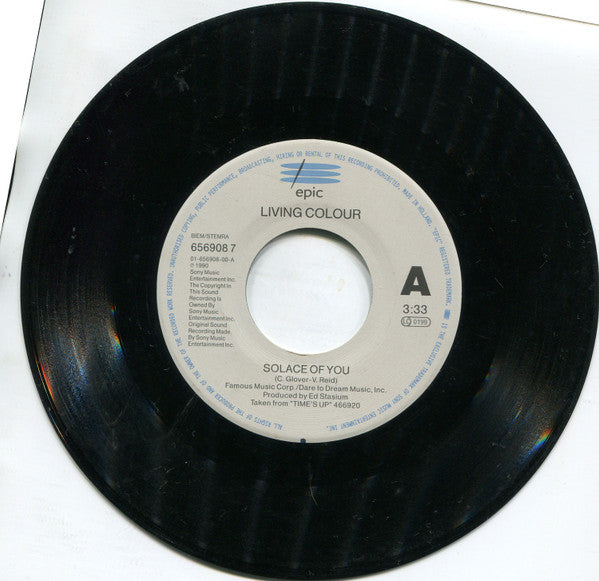 Living Colour : Solace Of You (7", Single)