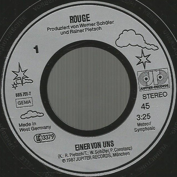 Rouge (4) : Einer Von Uns (7", Single)