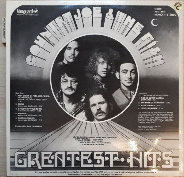 Country Joe And The Fish : Greatest Hits (LP, Comp)