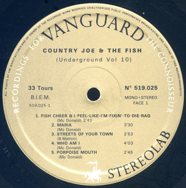 Country Joe And The Fish : Greatest Hits (LP, Comp)