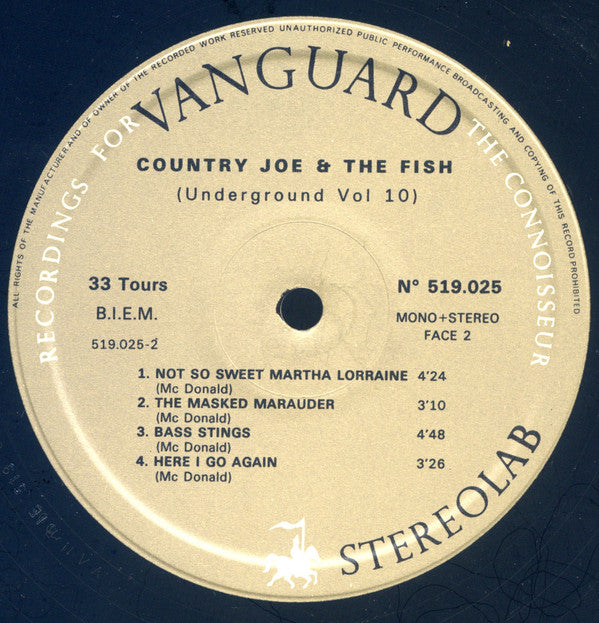Country Joe And The Fish : Greatest Hits (LP, Comp)