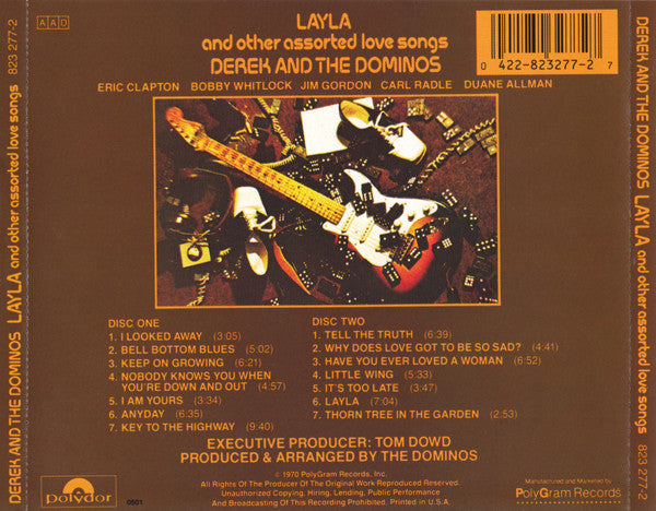 Derek & The Dominos : Layla And Other Assorted Love Songs (2xCD, Album, RE)