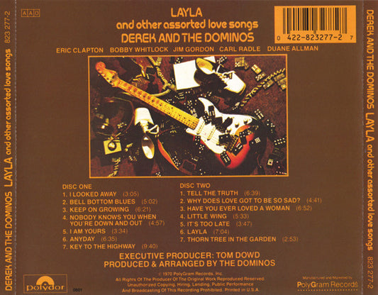 Derek & The Dominos : Layla And Other Assorted Love Songs (2xCD, Album, RE)