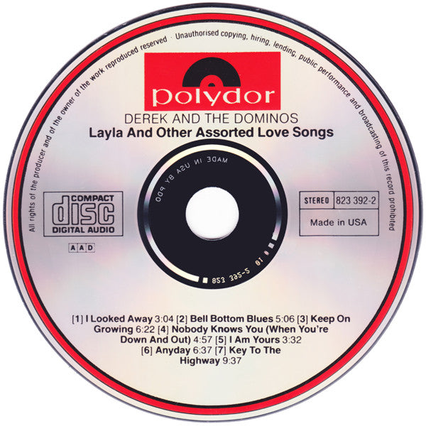 Derek & The Dominos : Layla And Other Assorted Love Songs (2xCD, Album, RE)