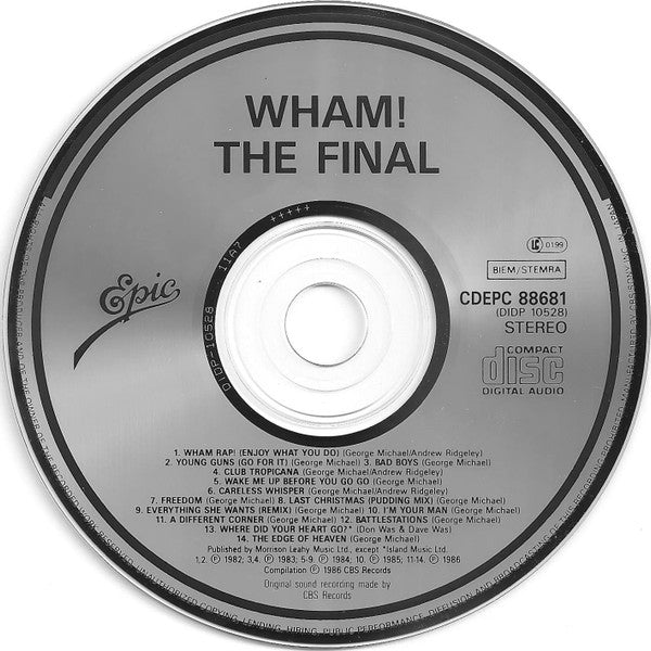 Wham! : The Final (CD, Comp)