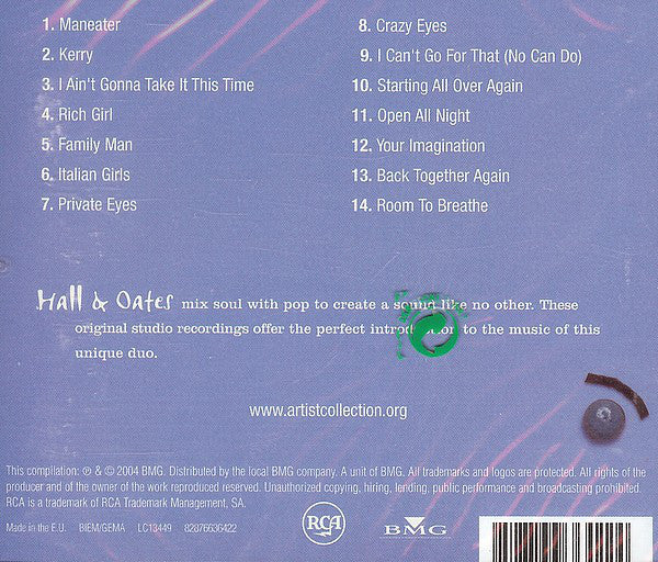 Daryl Hall & John Oates : Artist Collection (CD, Comp)
