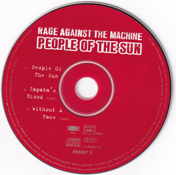 Rage Against The Machine : People Of The Sun (CD, Maxi)