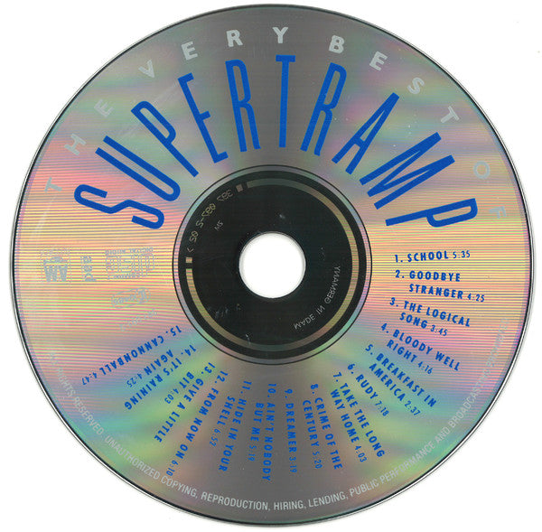 Supertramp : The Very Best Of Supertramp (CD, Comp)