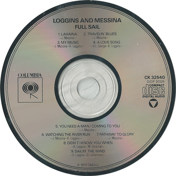 Loggins And Messina : Full Sail (CD, Album, RE)