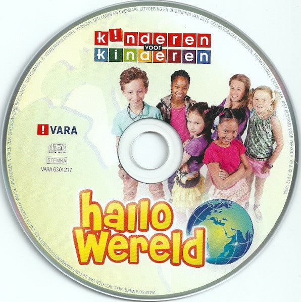 Kinderen voor Kinderen : Hallo Wereld (CD, Single, Promo)