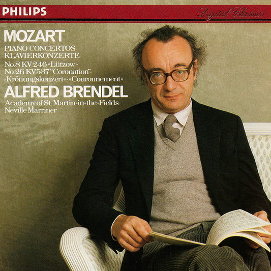 Wolfgang Amadeus Mozart - Alfred Brendel, The Academy Of St. Martin-in-the-Fields, Sir Neville Marriner : Piano Concertos = Klavierkonzerte (CD, Album, RE)