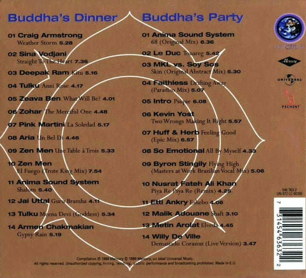 Claude Challe : Buddha-Bar (2xCD, Comp, Mixed, RP, Cla)