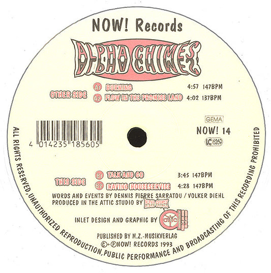 Alpha Chimes : Burning (12")